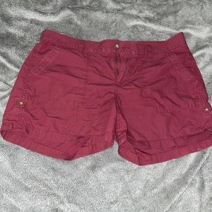 Gap size 12 maroon shorts